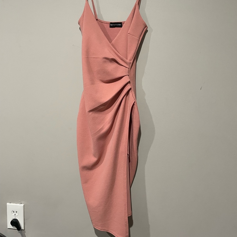 MIDI pink dress